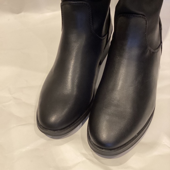 Xappeal women’s Emery knee high faux leather black riding boots US 6.5 - Picture 6 of 16